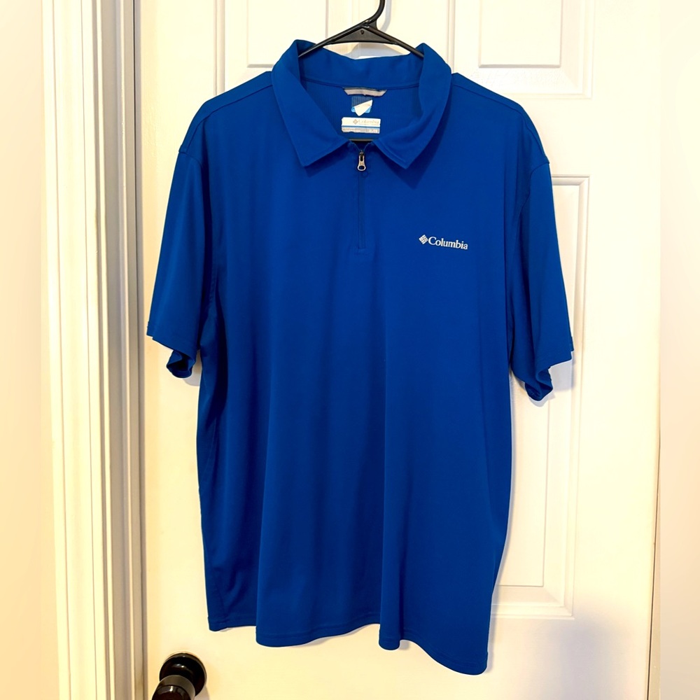 Columbia Men's Blue Polo Shirt